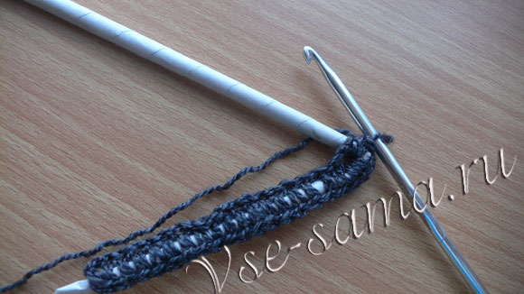 Набор для специй из газет и ниток-3