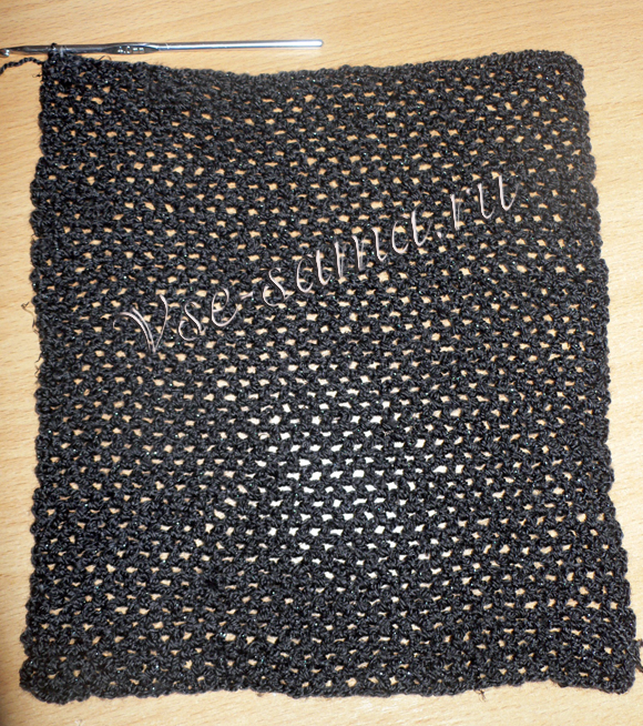 Очень простое болеро крючком-1