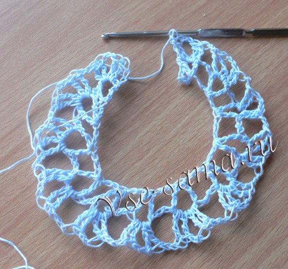 Очень простое болеро крючком-10