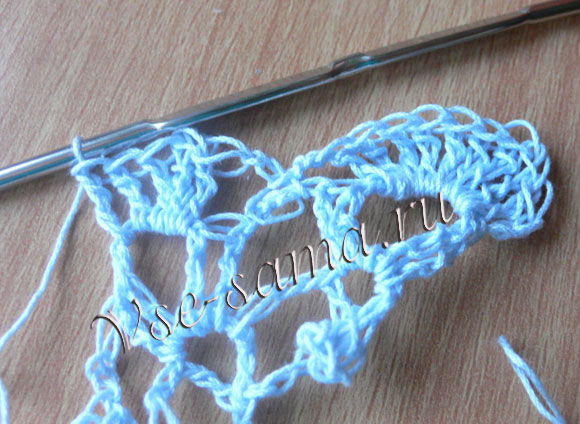 Очень простое болеро крючком-13