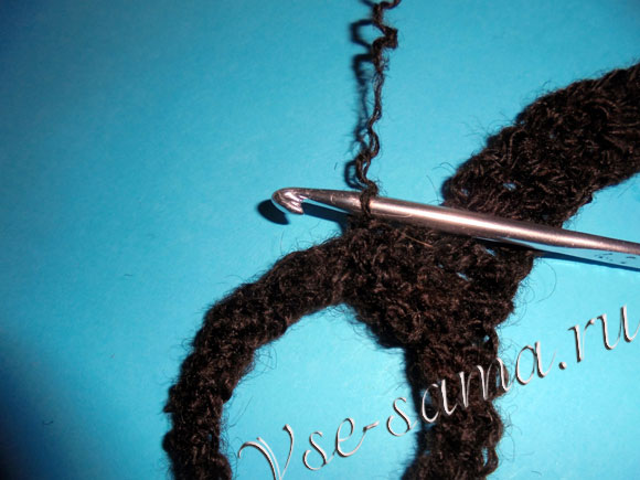 Шоколадная брошь крючком, фото 5