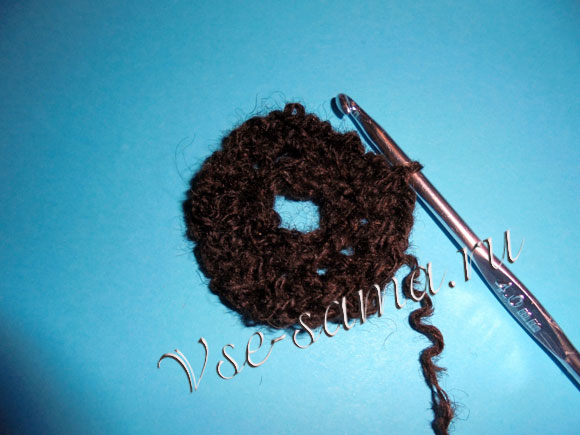 Шоколадная брошь крючком, фото 9