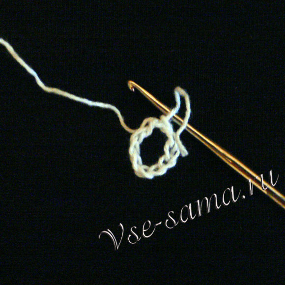 Мк - Брошь крючком -1