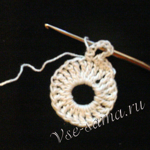 Мк - Брошь крючком - 3