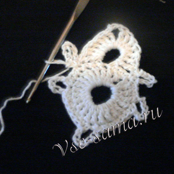 Мк - Брошь крючком - 5