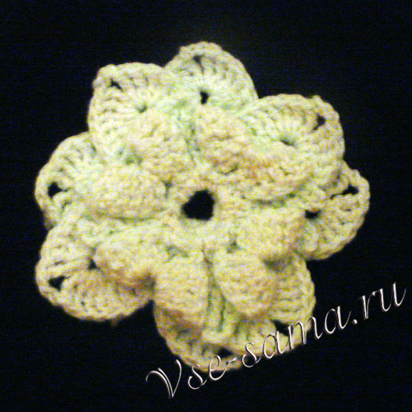 Мк - Брошь крючком - 8