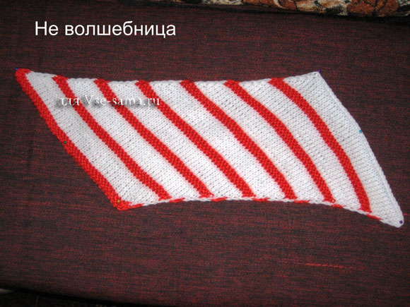 МК Безразмерной шапочки Сладкие полоски, 4