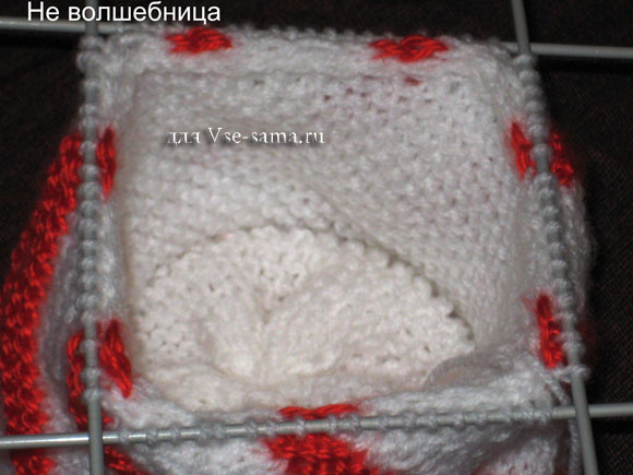 МК Безразмерной шапочки Сладкие полоски, 7