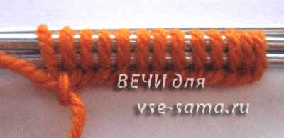 набираем петли набираем петли