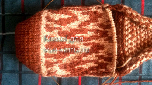 Мастер-класс: носки на двух спицах, фото 12 Мастер-класс: носки на двух спицах, фото 12