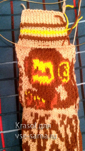 Мастер-класс: носки на двух спицах, фото 15 Мастер-класс: носки на двух спицах, фото 15