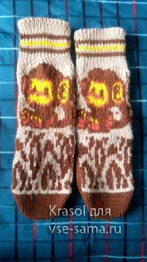 Мастер-класс: носки на двух спицах, фото 17 Мастер-класс: носки на двух спицах, фото 17