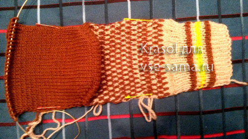 Мастер-класс: носки на двух спицах, фото 8 Мастер-класс: носки на двух спицах, фото 8