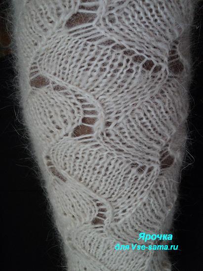 Ажурные пуховые гольфы Плетеное чудо, 14 Ажурные пуховые гольфы Плетеное чудо, 14