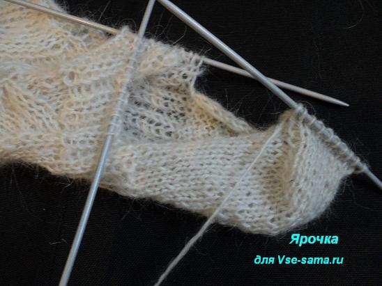 Ажурные пуховые гольфы Плетеное чудо, 15 Ажурные пуховые гольфы Плетеное чудо, 15