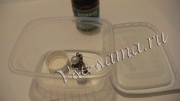 Серьги из медной проволоки Жемчужина в раковине-10