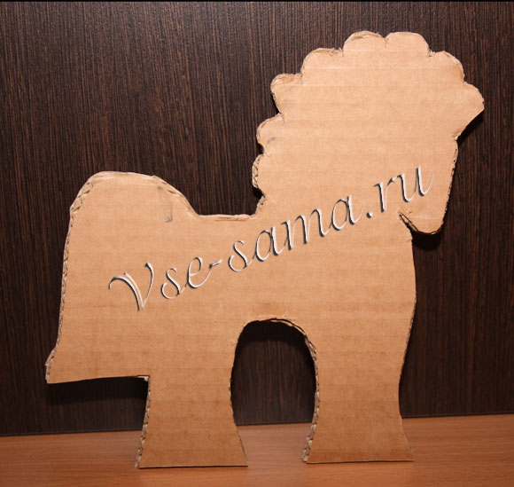 Мастер-класс - Лошадка из макарон-9