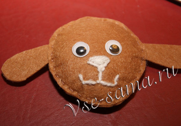 Барашек из фетра и синтепона, фото 10 Барашек из фетра и синтепона, фото 10