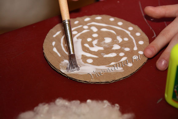 Барашек из фетра и синтепона, фото 4 Барашек из фетра и синтепона, фото 4