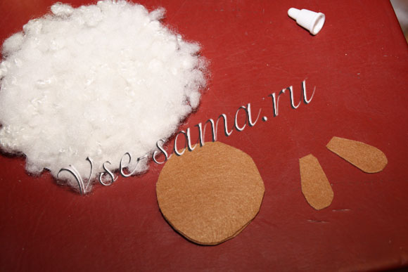 Барашек из фетра и синтепона, фото 6 Барашек из фетра и синтепона, фото 6