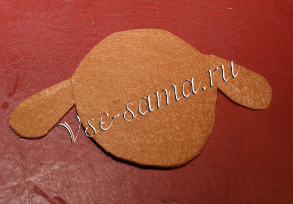 Барашек из фетра и синтепона, фото 7 Барашек из фетра и синтепона, фото 7