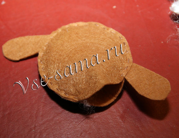 Барашек из фетра и синтепона, фото 8 Барашек из фетра и синтепона, фото 8