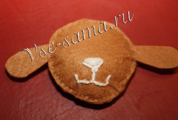 Барашек из фетра и синтепона, фото 9 Барашек из фетра и синтепона, фото 9