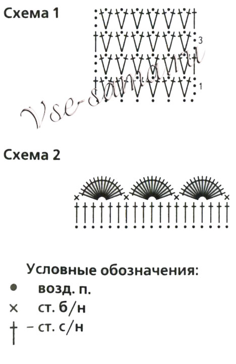 Схемы для вязания держателя для штор с цветами Схемы для вязания держателя для штор с цветами