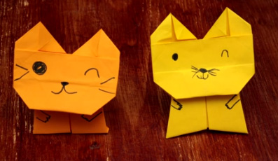 Кошка - Kitty - Оригами, фото Кошка - Kitty - Оригами, фото