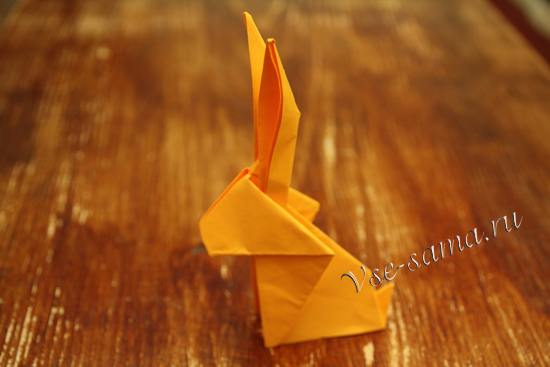 Кролик оригами