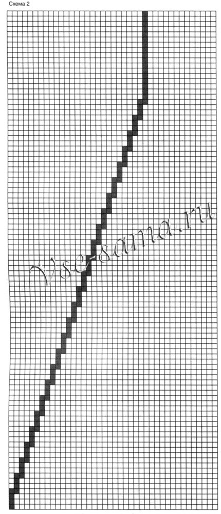 Белый ажурный жилет спицами, 2