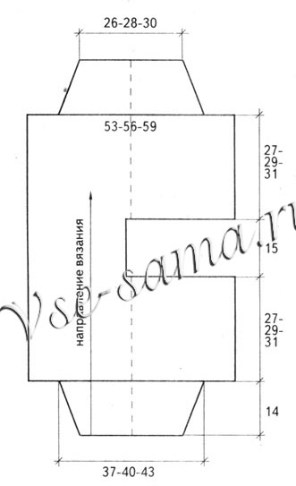 Болеро с рельефным узором, выкройка