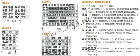 Жилетка и чехол на тапочки, схемы 1-4 Жилетка и чехол на тапочки, схемы 1-4