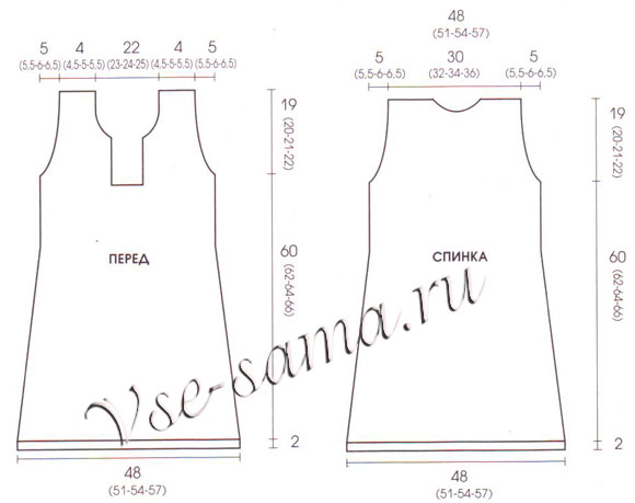 Мини-платье на шнуровке, выкройка