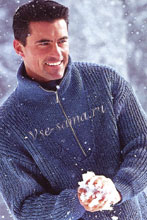 Синий свитер