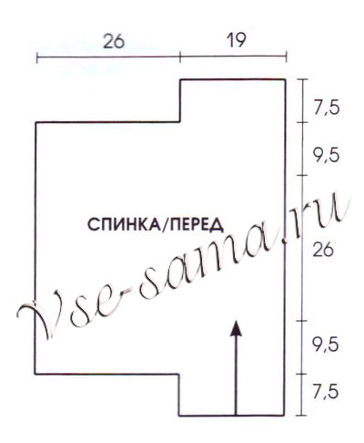 Топ и сумка, выкройка