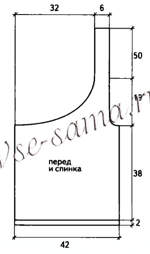 Зеленый топ с бантом, выкройка Зеленый топ с бантом, выкройка