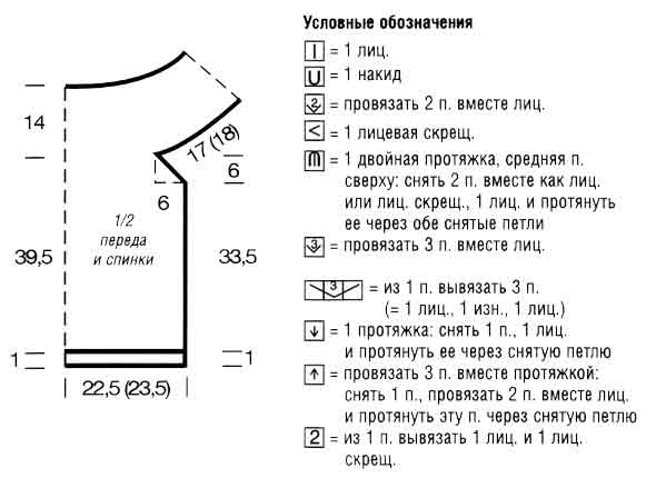 Ажурный топ с кокеткой Ажурный топ с кокеткой