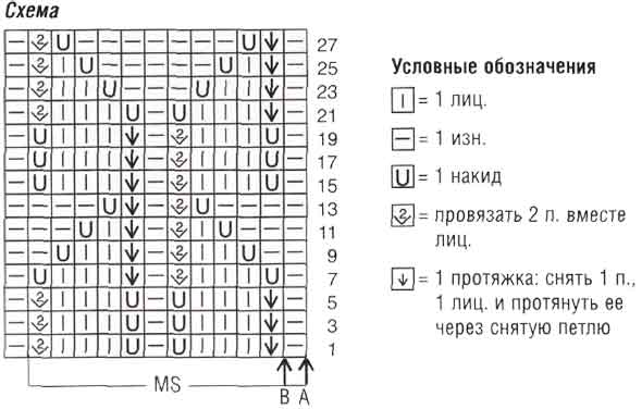 Пуловер с узором из листьев Пуловер с узором из листьев