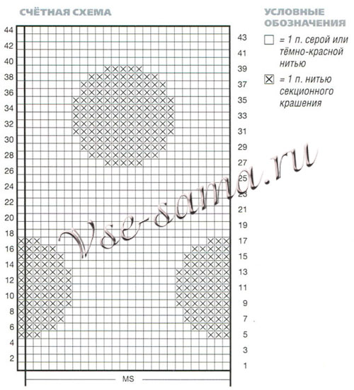 Палантин - три в одном, схема