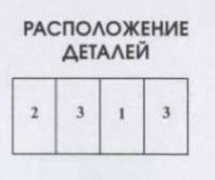 расположение деталей расположение деталей