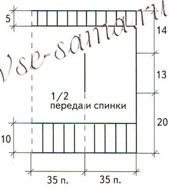 Белый жилет-трансформер, выкройка Белый жилет-трансформер, выкройка