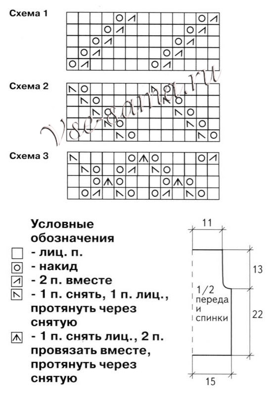 Два красивых топа для девочек, схема