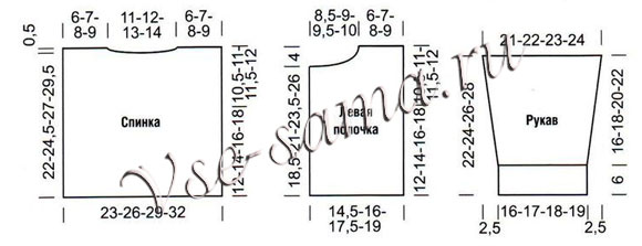 Жакет - Галочка, выкройка