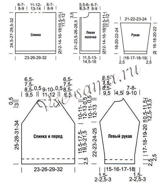 Жакет, джемпер - Торопыжка, выкройки
