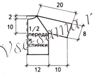 Жакет с нашивками, выкройка