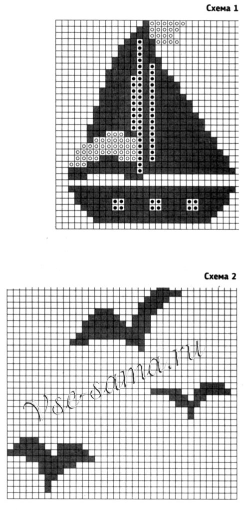 Пуловер морские мотивы, 1