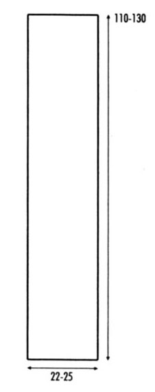 Шарф - Ветерок, выкройка