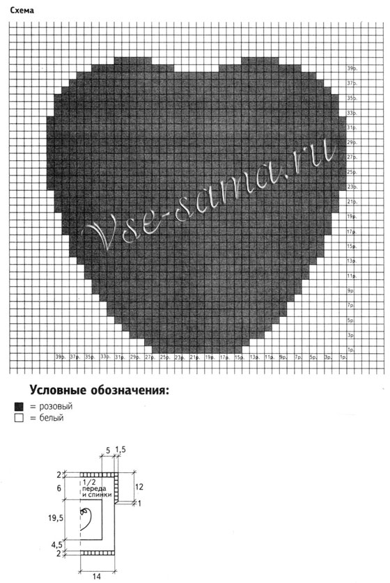 Топ ягодка, схема