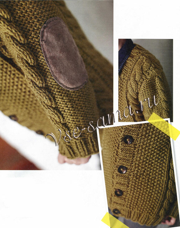 Жакет цвета хаки для мальчика, фото 2